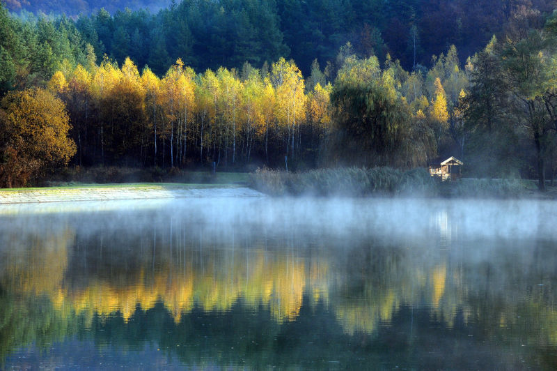 Orfűi tó ősszel