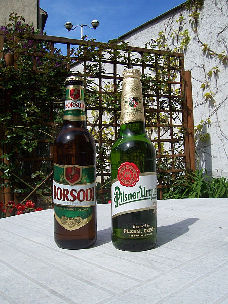 Borsodi és Pilsner Urquelle